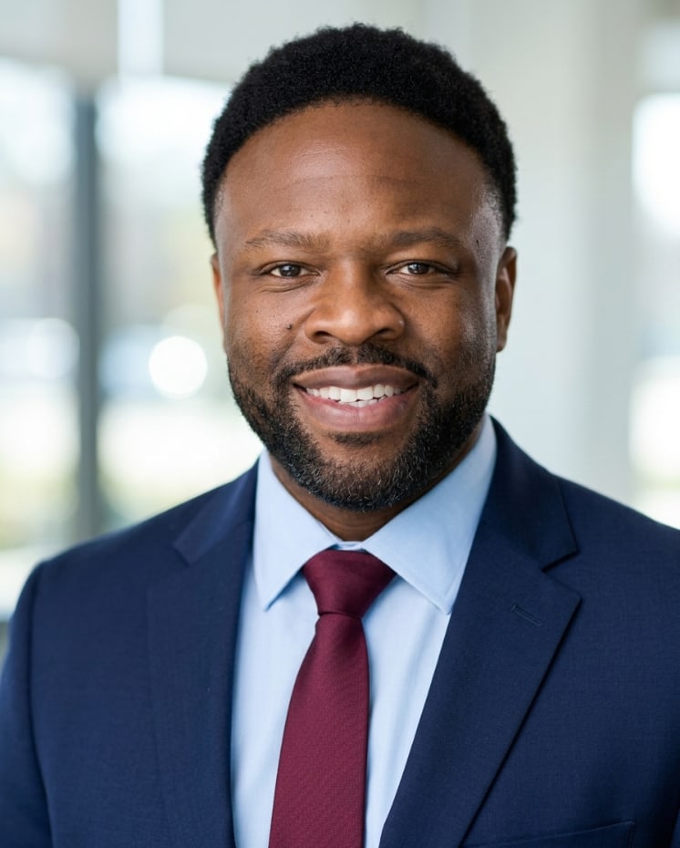 Portrait of Jammal Davenport, CEO and Founder of Davenport Solutions